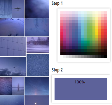 Ищем одинаковые картинки по цветовым параметрам